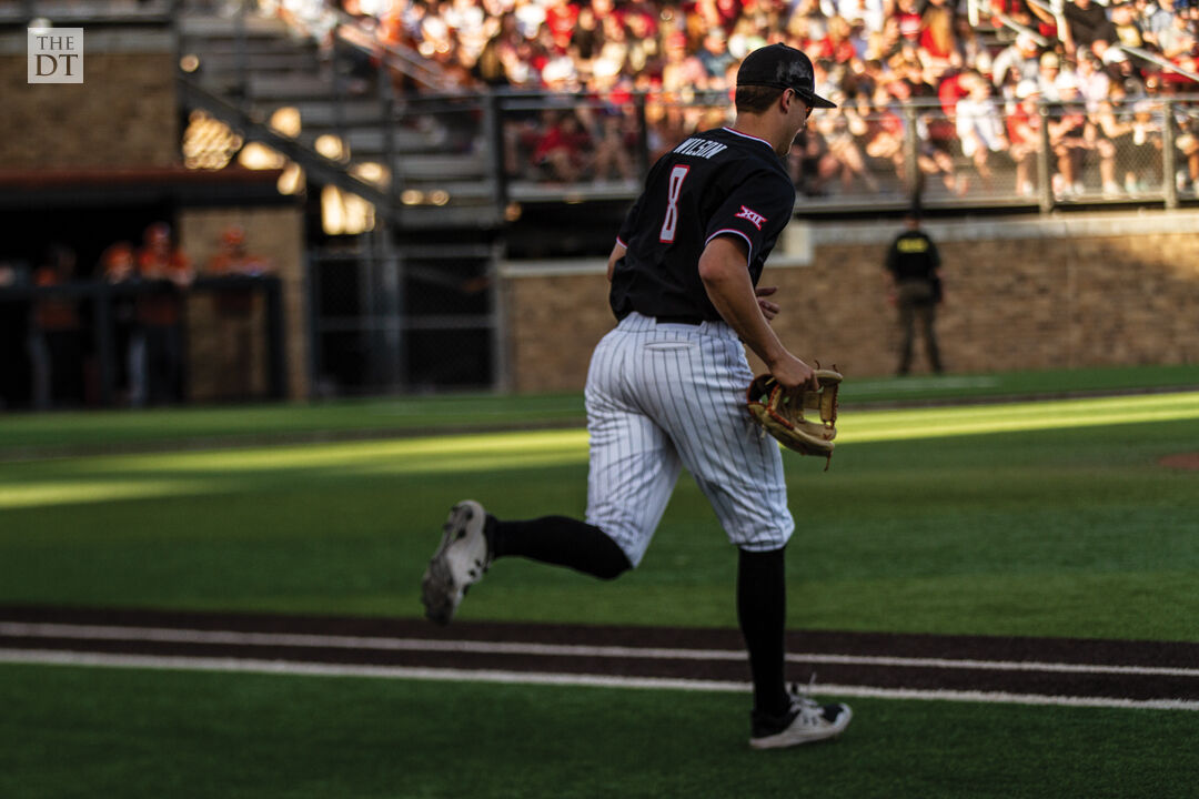 Kurt Wilson runs onto the field